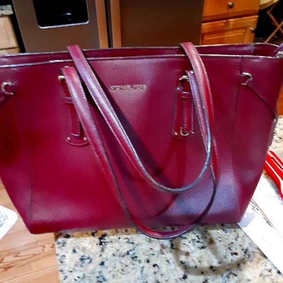Mk merlot large purse - Picture 1 of 4